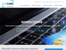 Tablet Screenshot of chipcard.pl